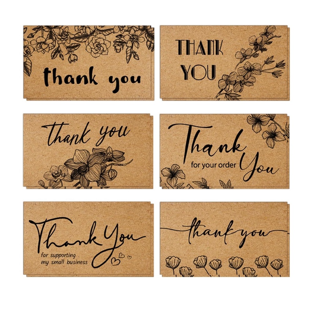 KiDEPOCH 180 Thank You Cards Small Business, Mini Thank You for Supporting. NEW